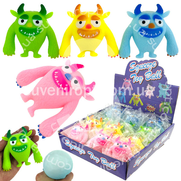 Антистрес пінний Хаггі Ваггі з ріжками 9 см (12) /288/