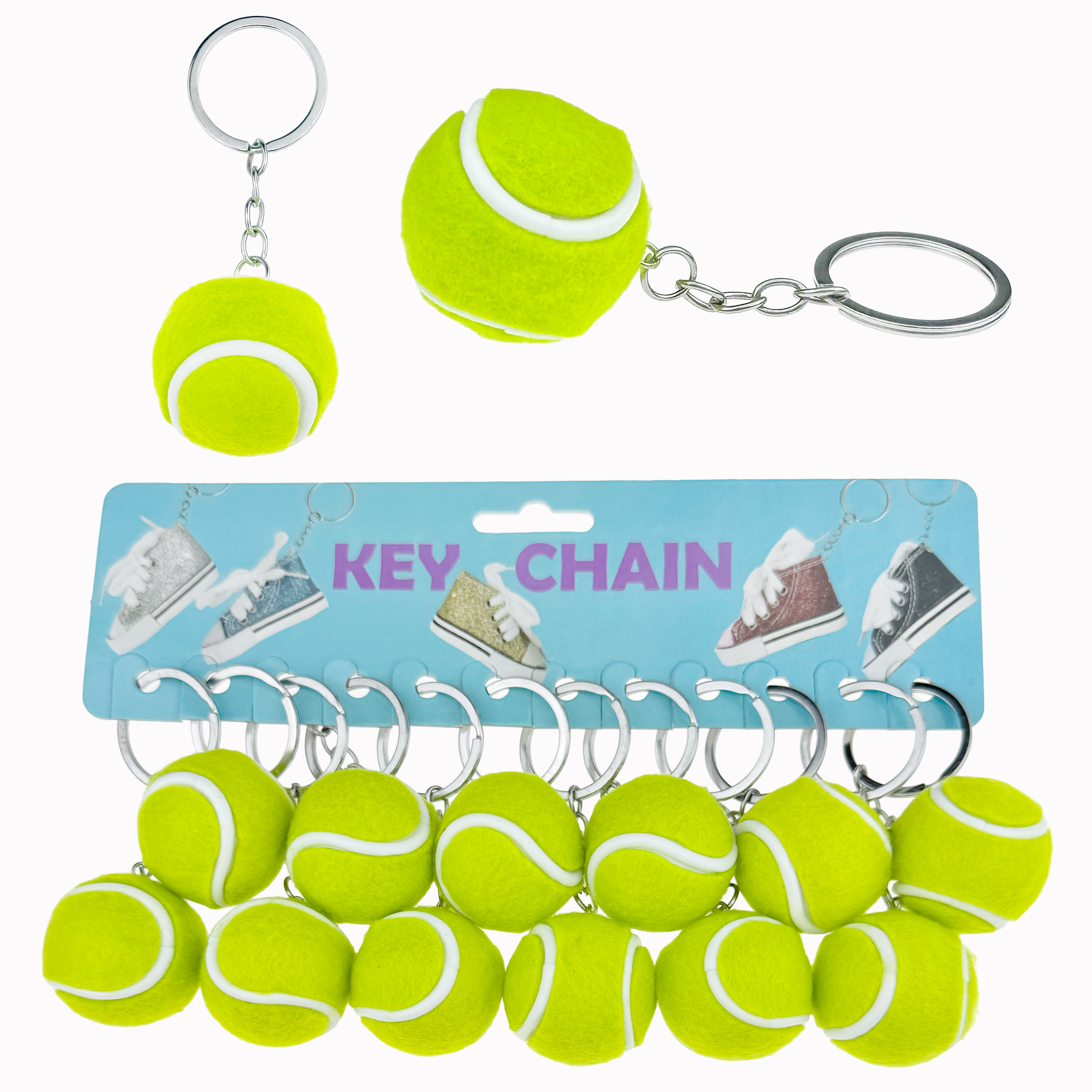 Брелки тенісний великий мяч (12)