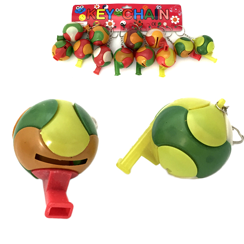 Брелки мяч свисток большой  (12)