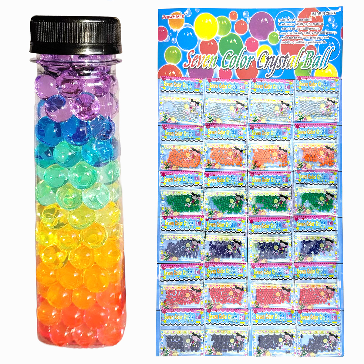 Гідрогель на планшеті однокольорова дрібна (24) /7200/