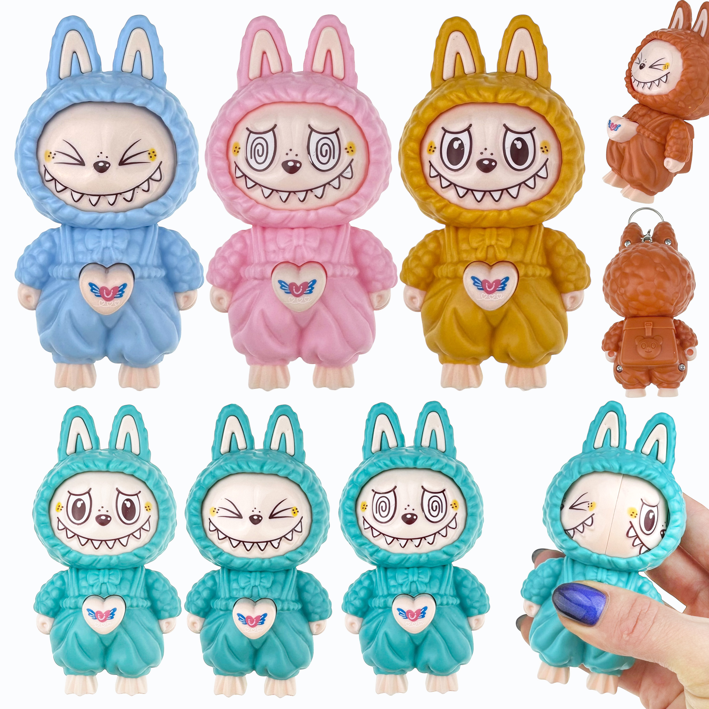 Макет іграшка пластмасовий LA BU BU яка змінює обличчя 16.5 см /500/