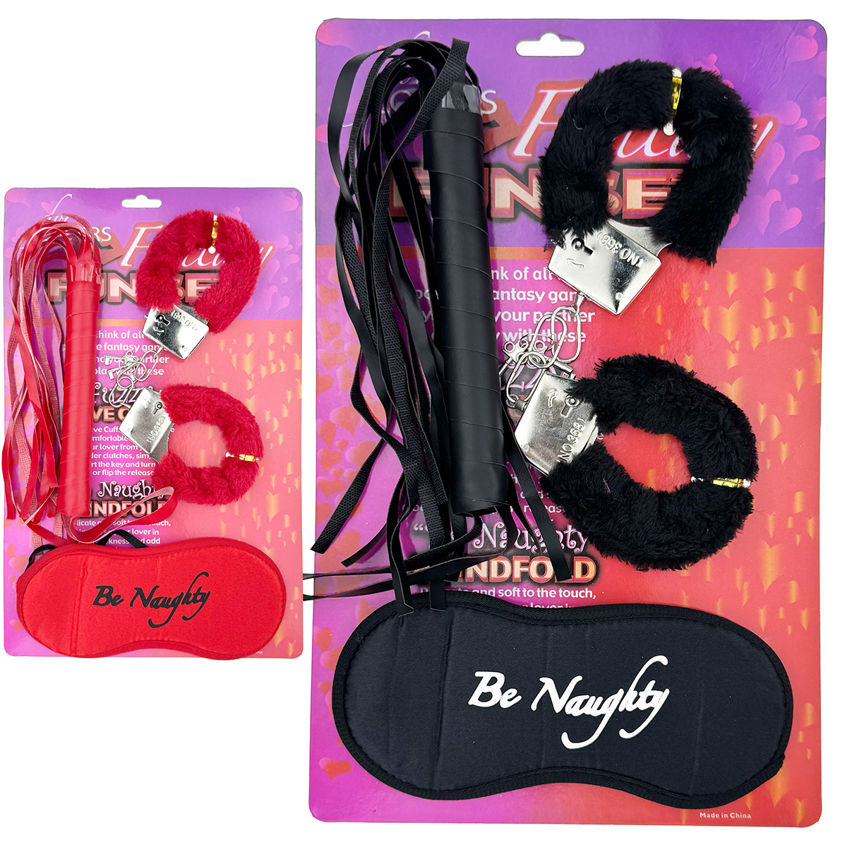 Набір комплект наручники кайданки,повязка та батіг SEX /120/