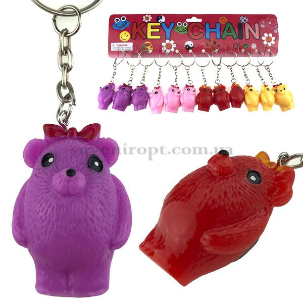 Брелок мышка толстенькая ручки вместе поликерамика (12)