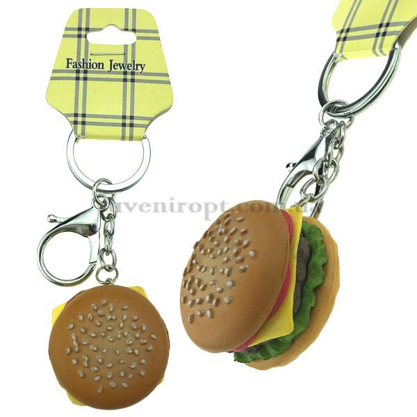 Брелок в упаковці гамбургер великий (12)