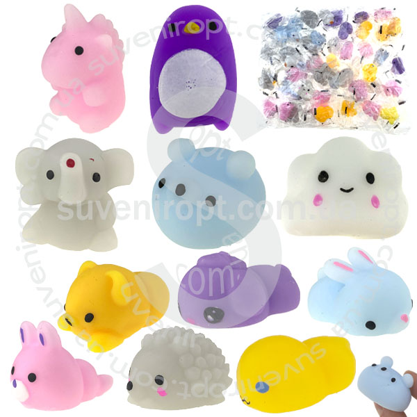 СКВІШІ - SQUISHY  маленькі асорті  (50) /1200/