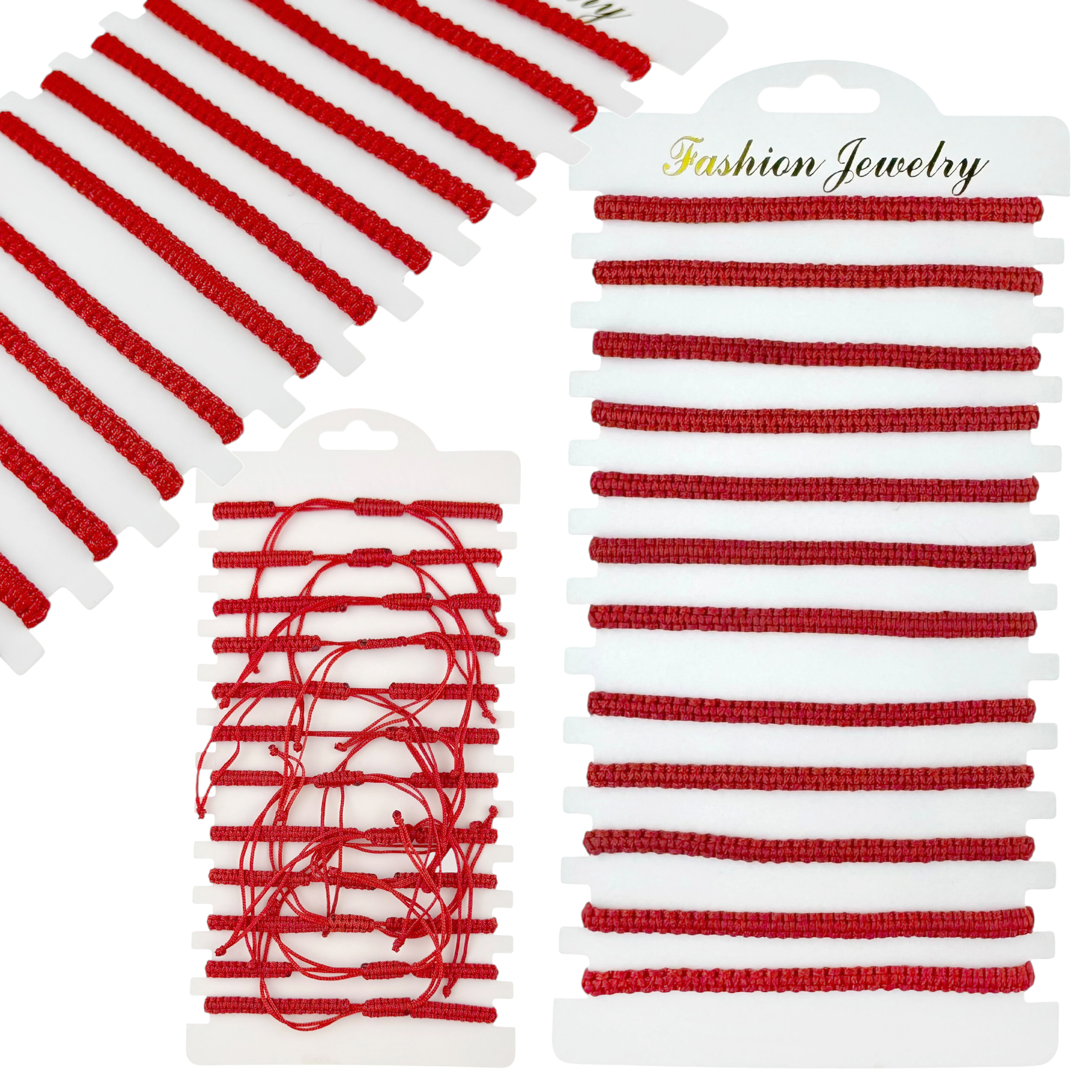 Браслет червоний широкий (12) 