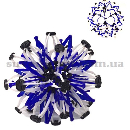 Сфера большая сине-белая 16 см /120/