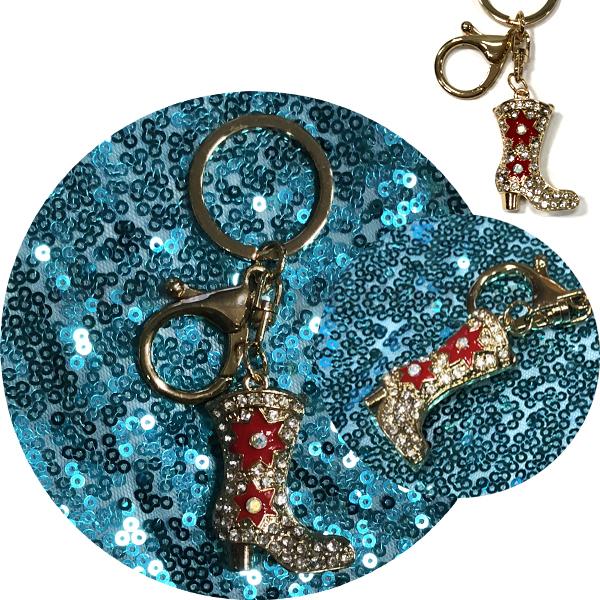 Брелок сапог в камнях