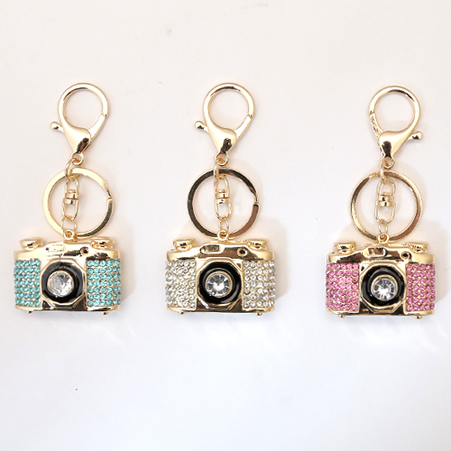 Брелок камера в камінчиках (12)