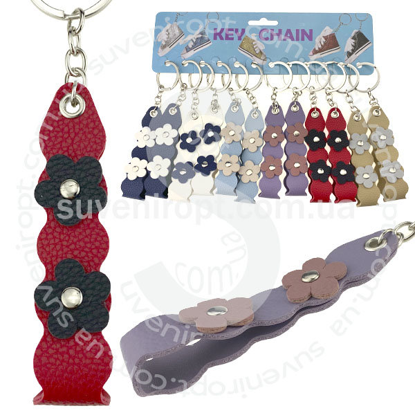 Брелок  браслет с цветочком под кожу  (12)