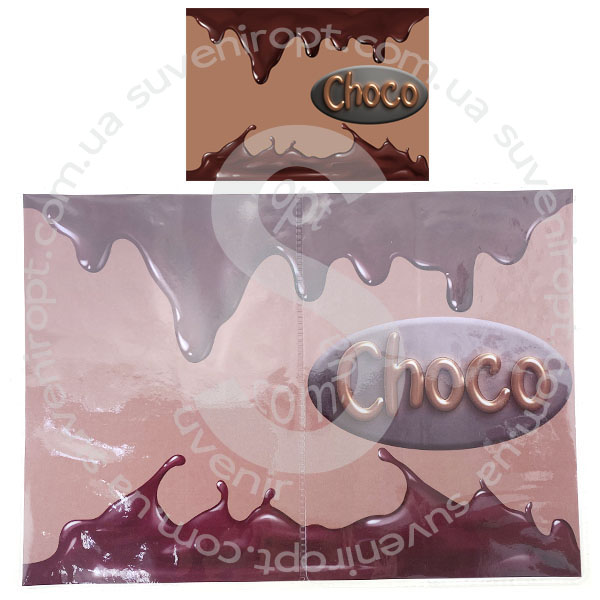 Обложка на паспорт прозрачная с вставкой CHOCO(50)