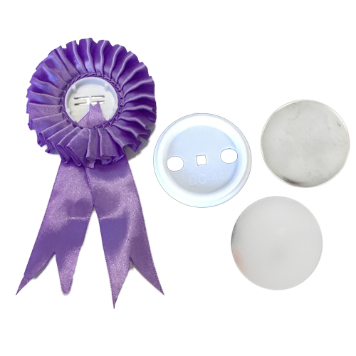 Розетка наградная  фиолетовая  44 мм  (100)