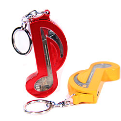 Зажигалка музыкальная нота светится (10)