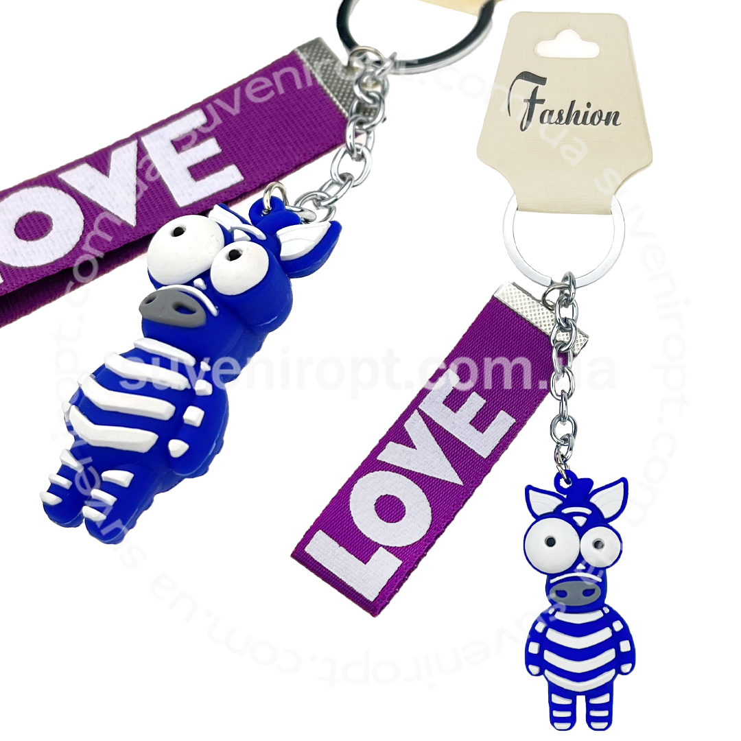 Брелок в упаковці макет віслюк Іа зі стрічкою LOVE (12)