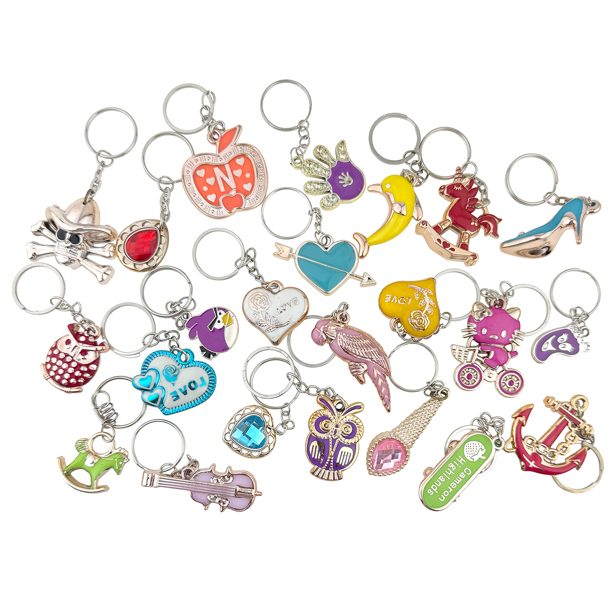 Брелоки золоті в асортименті (12)