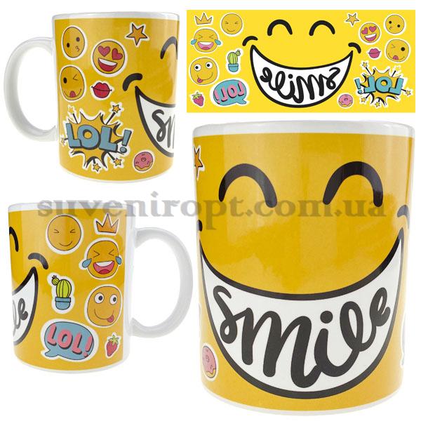 Кружка смайл улыбка 310 гр (12)