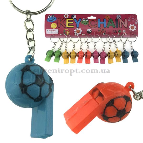 Брелок свисток футбольный мяч маленкий (12)