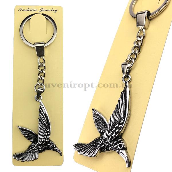 Брелок   в упаковке  металлическая орёл летящий вниз (12)