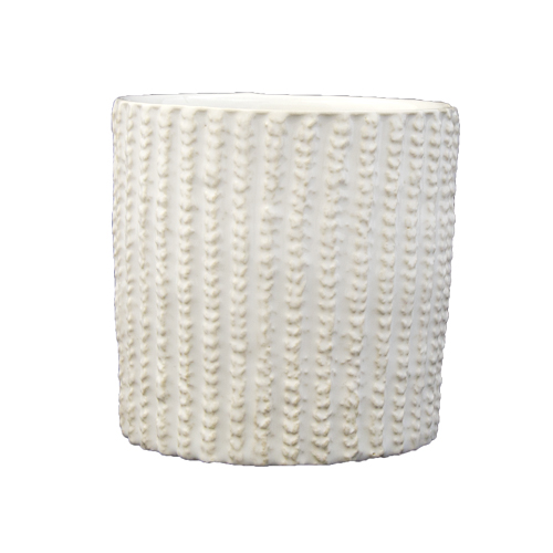 Горшок керамический вязаный 7 см (6)