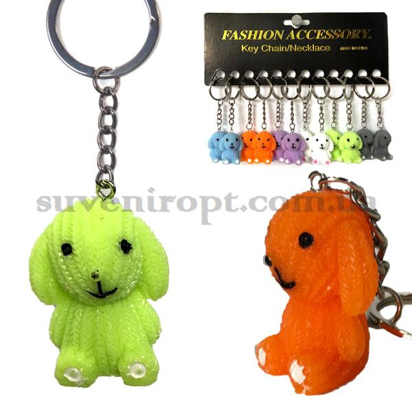 Брелки зайчик вислоухий в полоску  поликерамика (12)