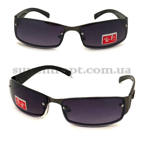 Очки солнцезащитные чёрные лисички