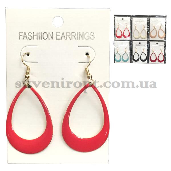 Серёжки капли с дыркой  (12)