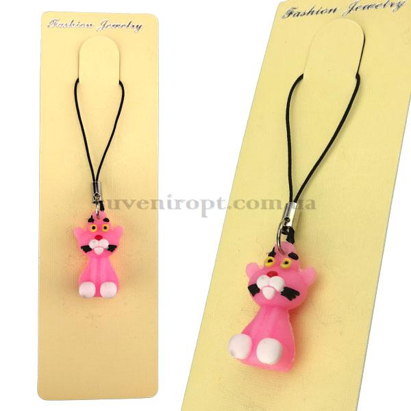 Брелок на мобильный розовая панда (12)