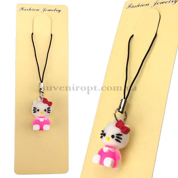 Брелок на мобильный Китти сидит (12)