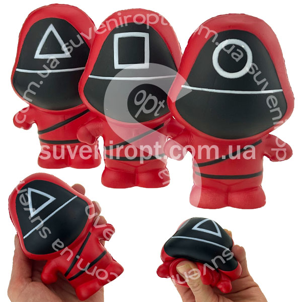 СКВІШІ - SQUISHY гра Кальмара 12 см (12) /600 /