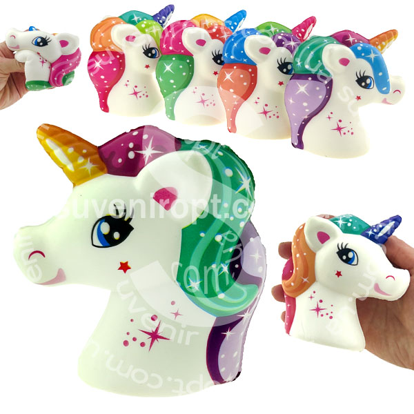 СКВІШІ - SQUISHY  голова єдиноріжки 11 см (12) /600 /