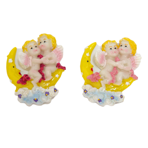 Mагнит пара ангелов на месяце (24)