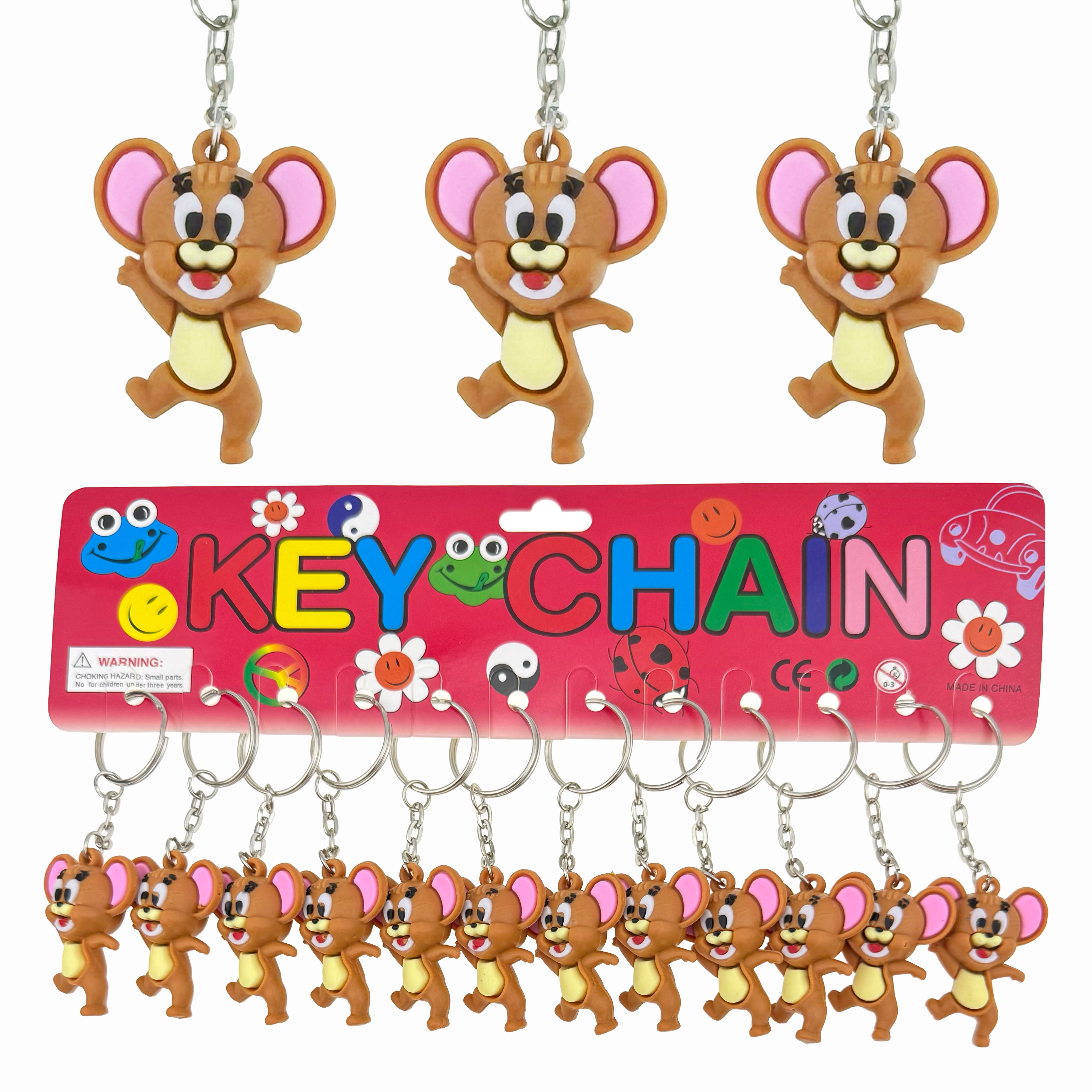 Брелок гумовий Джерік середній обємний (12)