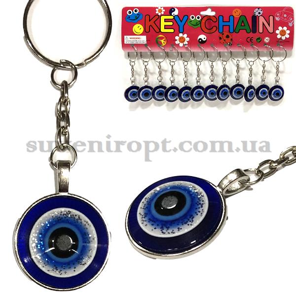 Брелоки металеві круглі від пристріту (12)