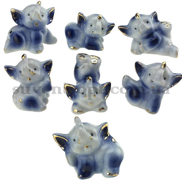 Набір слоників 7 в 1 гжель малюки /144/