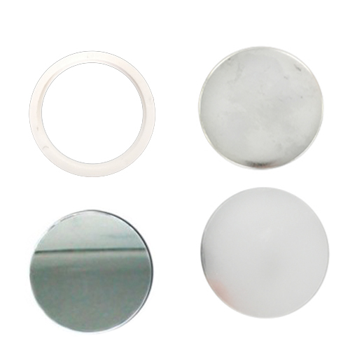 Зеркало карманное  круглое закатное  58 мм  (50)