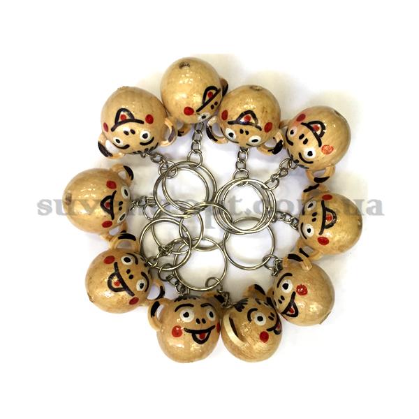 Брелок деревянный мартышка(10)