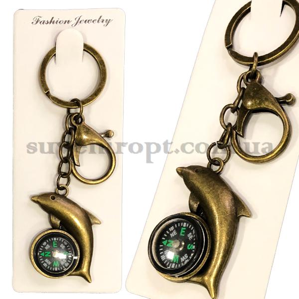 Брелок в упаковке дельфин с компасом (12)