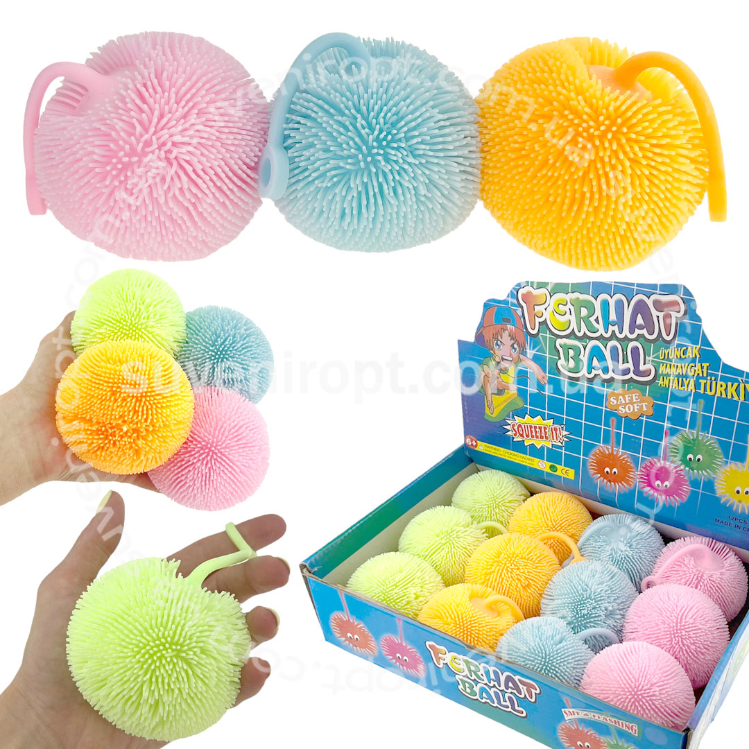 Йо-йо світяшка іжак пухнастий 7,5см  (12) /288/