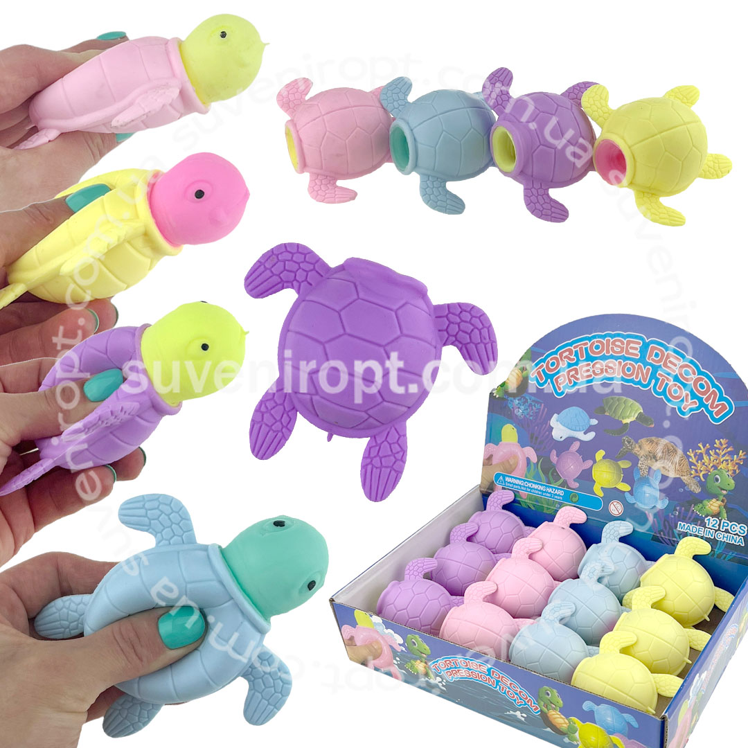Антистрес черепаха вилазить голова 10см(12)/288/