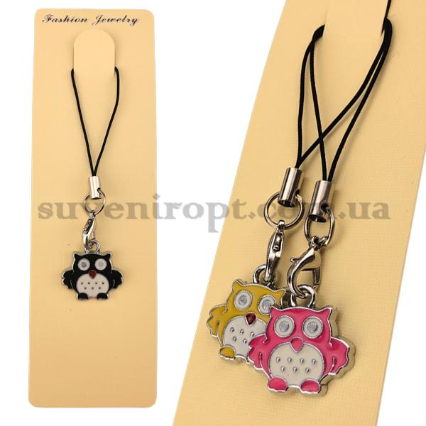 Брелок на мобильный сова пузатая