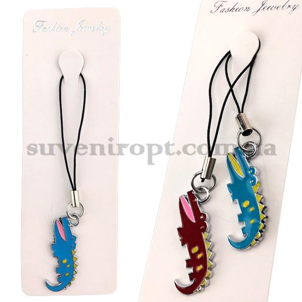 Брелок на мобильный крокодил Лакоста