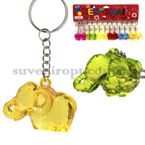 Брелок слон большой под стекло (12)