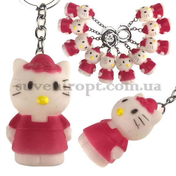 Брелок  резиновый  Китти с бантиком большая (10)