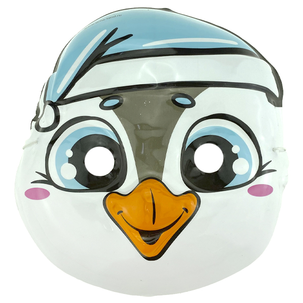 Маска тонкая пингвинчик в шапочке (12)