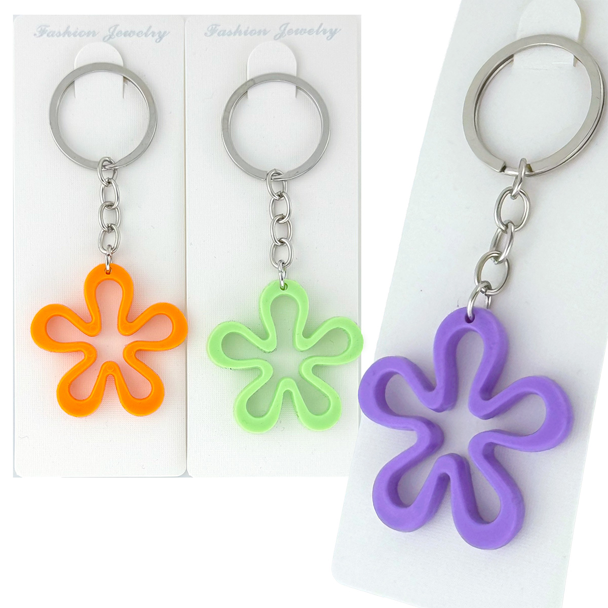 Брелок в упаковці квітка фігурна (12)