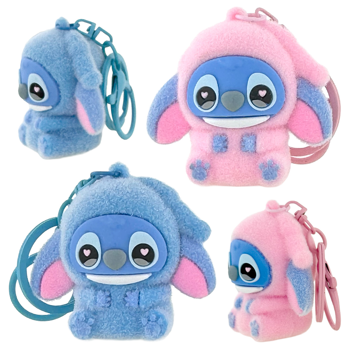 Брелок іграшка “Пухнастик Cтич” флокований