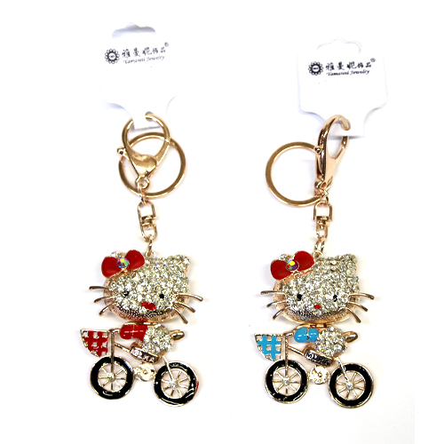 Брелок Кіті на велосипеді (12)