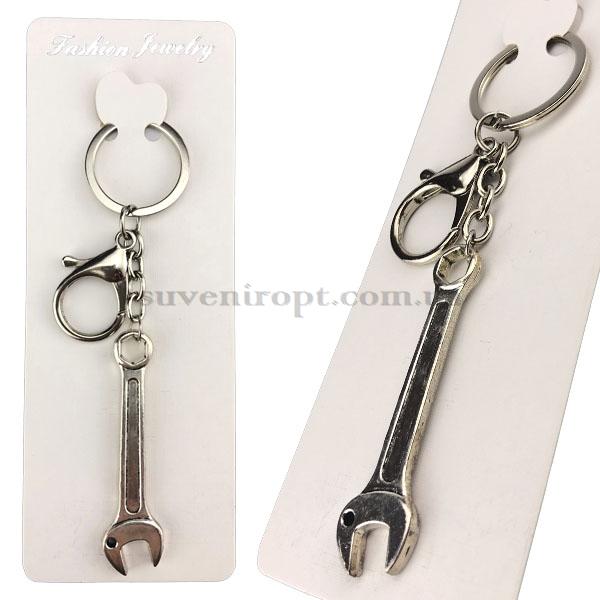 Брелок в упаковке  металлический гаечный ключ (12)