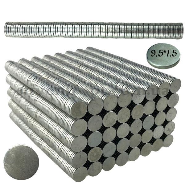 Магнит копейка белый 9.5х1.5 (75) /3000/