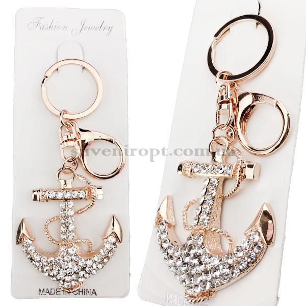 Брелок якорь в камушках  (12)